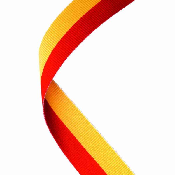 Red and Yellow Medal Ribbon Trophy HQ