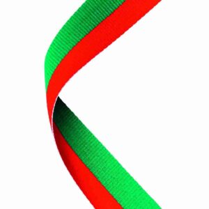 Red and Green Medal Ribbon Trophy HQ