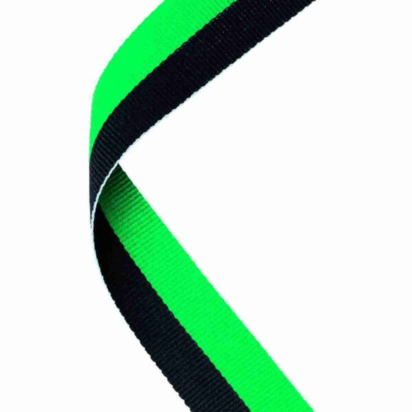 Green and Black Medal Ribbon Trophy HQ