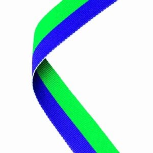 Purple and Green Medal Ribbon Trophy HQ