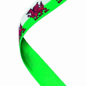 Welsh Flag Medal Ribbon Trophy HQ