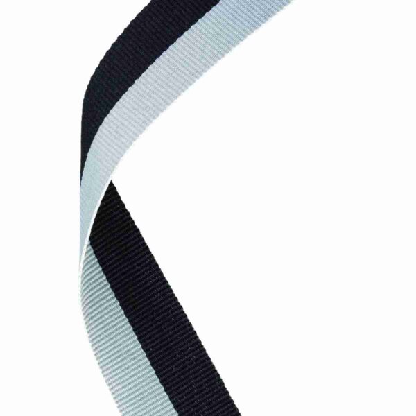 Black and Grey Medal Ribbon Trophy HQ
