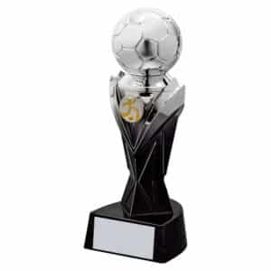 Avastar Football Trophy Silver and Black Trophy HQ