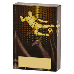 Golden Play Male Glass Football Award Golden Play Male Glass Football Award Trophy HQ 2
