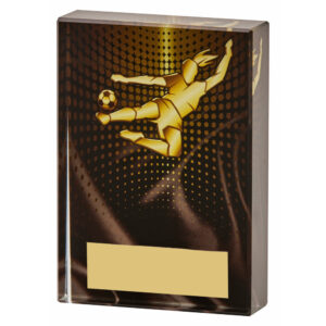 Golden Play Female Glass Football Award Golden Play Female Glass Football Award Trophy HQ 2