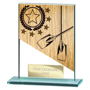 Mustang Rowing Jade Glass Award Mustang Rowing Jade Glass Award Trophy HQ 1