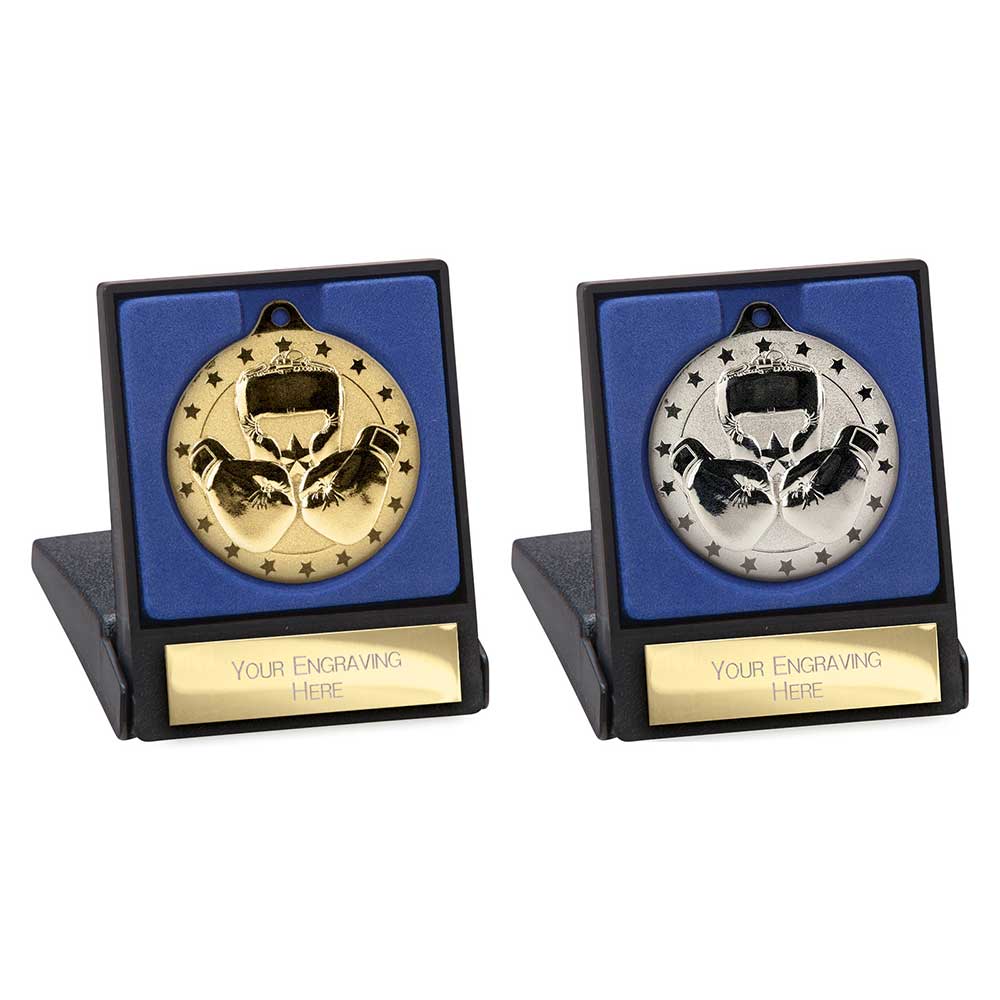 Cascade Stars Boxing 50mm Medal in Box Cascade Stars Boxing 50mm Medal in Box Trophy HQ 2