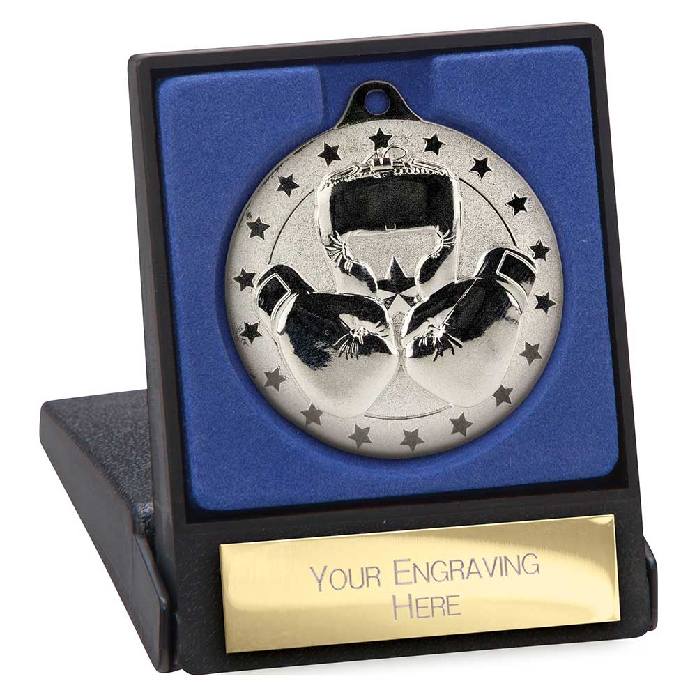 Cascade Stars Boxing 50mm Medal in Box Cascade Stars Boxing 50mm Medal in Box Trophy HQ 3