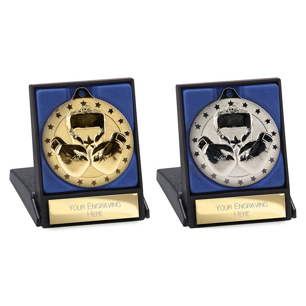Cascade Stars Boxing 70mm Medal in Box Cascade Stars Boxing 70mm Medal in Box Trophy HQ 2