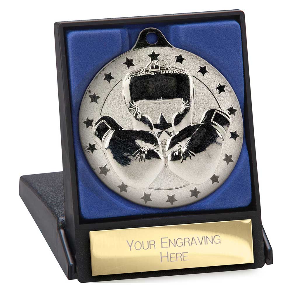 Cascade Stars Boxing 70mm Medal in Box Cascade Stars Boxing 70mm Medal in Box Trophy HQ 3