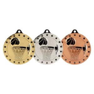Cascade Stars Basketball Medal Cascade Stars Basketball Medal Trophy HQ 2