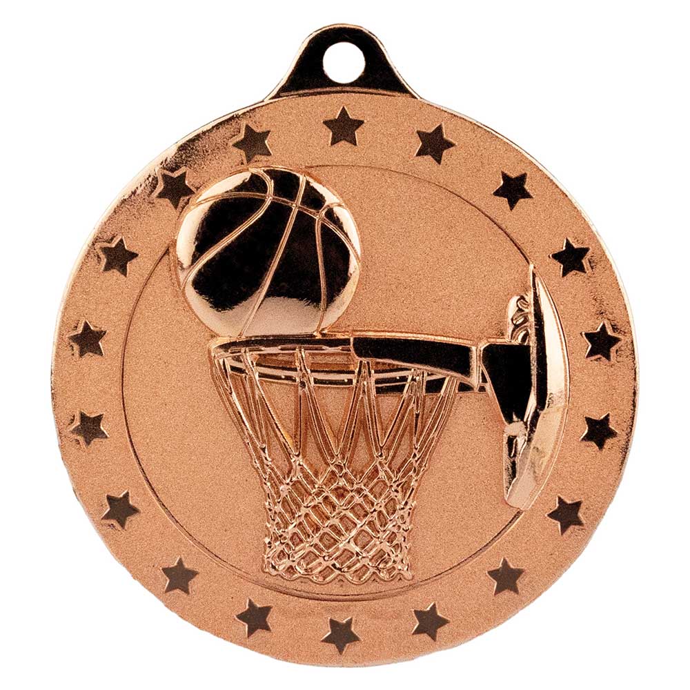 Cascade Stars Basketball Medal Cascade Stars Basketball Medal Trophy HQ 1