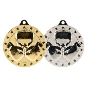 Cascade Stars Boxing 50mm Medal Cascade Stars Boxing 50mm Medal Trophy HQ 2