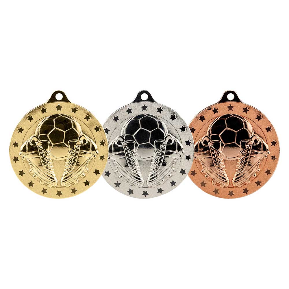 Cascade Stars Football Medal Cascade Stars Football Medal Trophy HQ 2