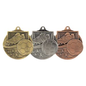 Power Strike Football 50mm Medal Power Strike Football 50mm Medal Trophy HQ 2