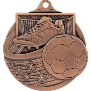 Power Strike Football 50mm Medal Power Strike Football 50mm Medal Trophy HQ 1