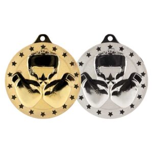 Cascade Stars Boxing 70mm Medal Cascade Stars Boxing 70mm Medal Trophy HQ 2