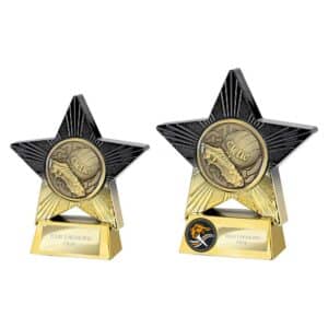 Superstar Gaelic Football Trophy Black and Gold Superstar Gaelic Football Trophy Black and Gold Trophy HQ 2