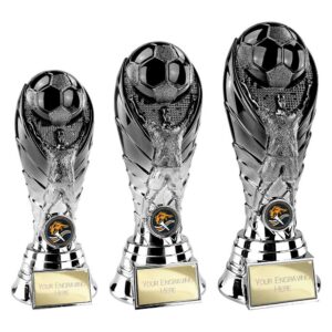 The Winning Goal Football Trophy Black and Gunmetal The Winning Goal Football Trophy Black and Gunmetal Trophy HQ 2