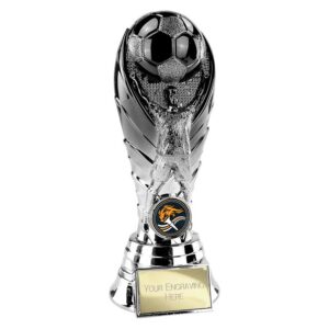 The Winning Goal Football Trophy Black and Gunmetal The Winning Goal Football Trophy Black and Gunmetal Trophy HQ 1
