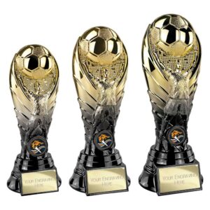 The Winning Goal Football Trophy Black and Gold The Winning Goal Football Trophy Black and Gold Trophy HQ 2