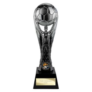 The Winning Goal Football Trophy Black and Gunmetal The Winning Goal Football Trophy Black and Gunmetal Trophy HQ 1