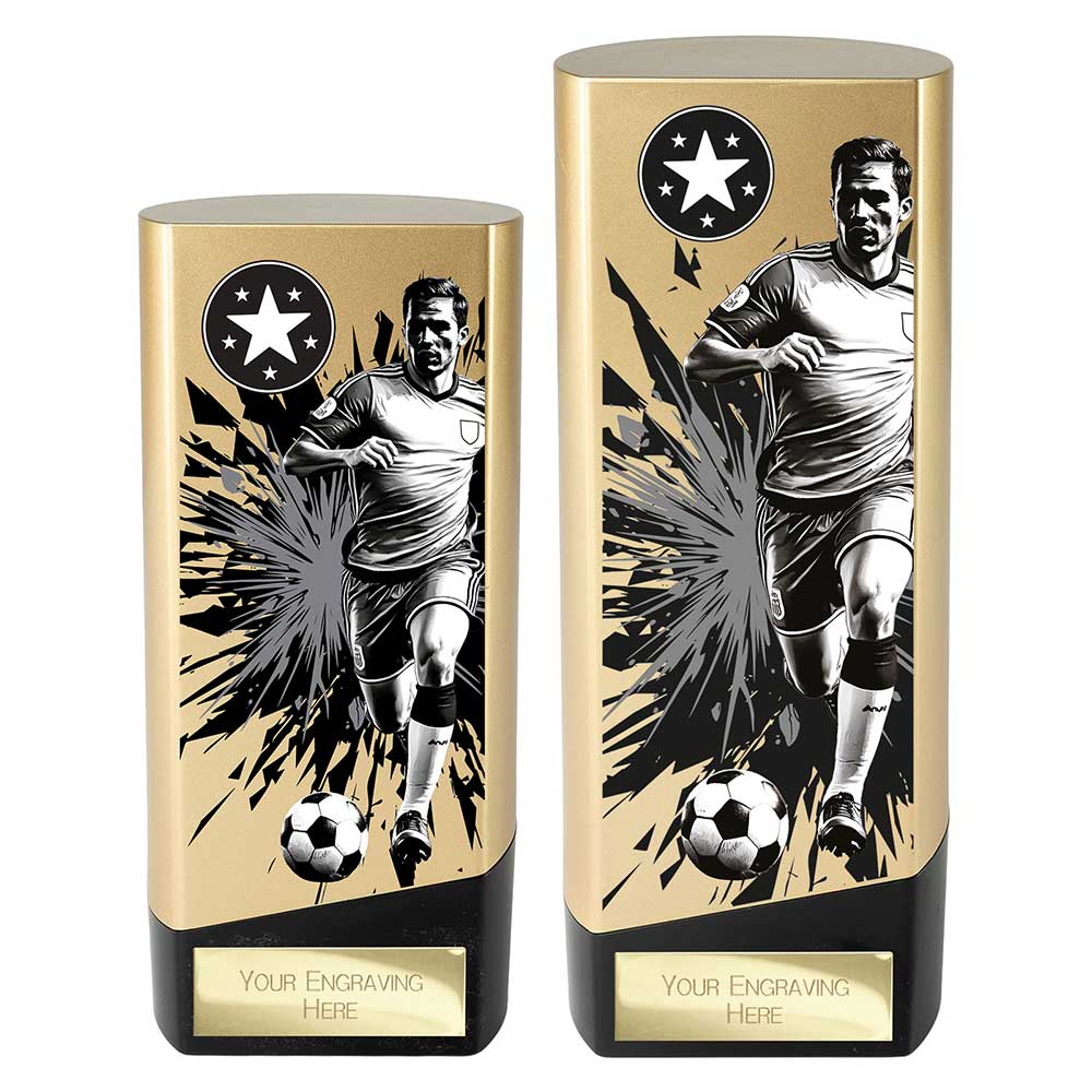 Prime Male Football Trophy Gold and Black Prime Male Football Trophy Gold and Black Trophy HQ 2