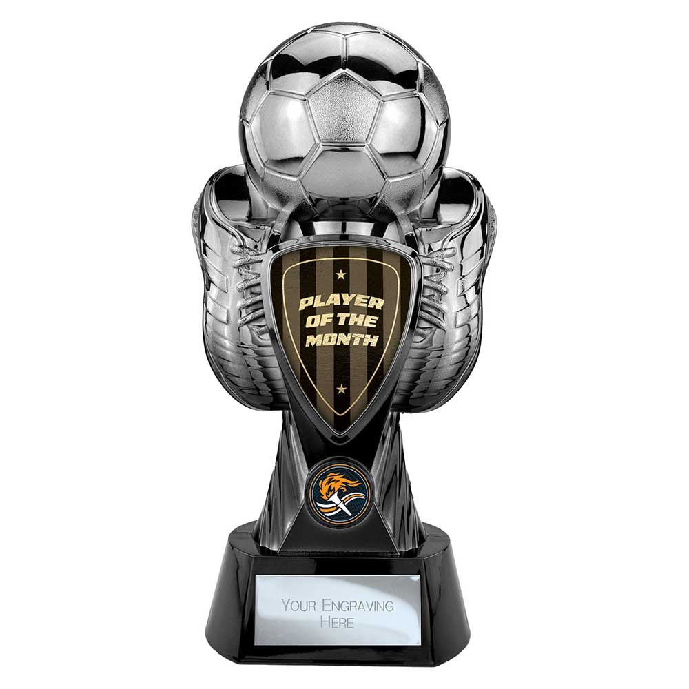 Tournament Player of Month Trophy Black and Gunmetal Tournament Player of Month Trophy Black and Gunmetal Trophy HQ 3