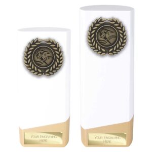 Prime Heavyweight Multi Award Trophy White and Gold Prime Heavyweight Multi Award Trophy White and Gold Trophy HQ 2
