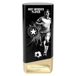 Prime Most Improved Player Trophy Black and Gold Prime Most Improved Player Trophy Black and Gold