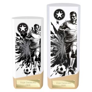 Prime Male Football Trophy White and Gold Prime Male Football Trophy White and Gold Trophy HQ 2