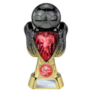Tournament Red Shirt Football Trophy Black and Gunmetal Tournament Red Shirt Football Trophy Black and Gunmetal Trophy HQ 1