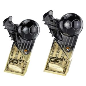 The Marauders Black and Gold Football Trophy Managers Player The Marauders Black and Gold Football Trophy Managers Player Trophy HQ 2