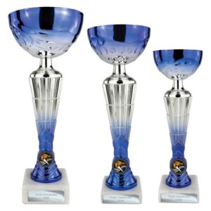 Hyper Trophy Cup Blue and Silver Hyper Trophy Cup Blue and Silver Trophy HQ 2