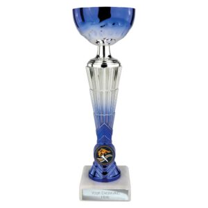 Hyper Trophy Cup Blue and Silver Hyper Trophy Cup Blue and Silver Trophy HQ 1