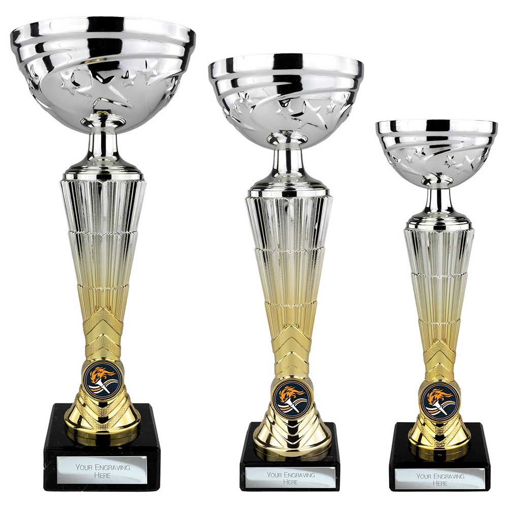 Hyper Trophy Cup Silver and Gold Hyper Trophy Cup Silver and Gold Trophy HQ 2