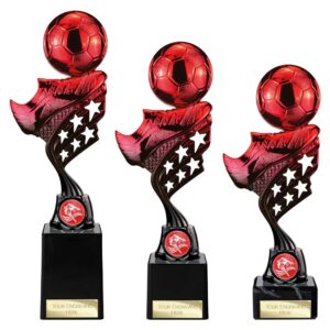 Innov8 Football Trophy Red and Black Innov8 Football Trophy Red and Black Trophy HQ 2