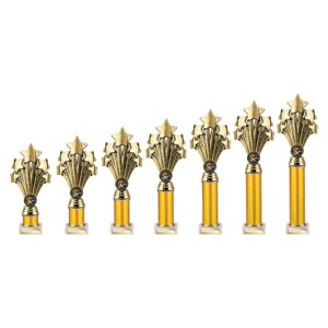 5 Star Multi Award Tube Trophy Gold 5 Star Multi Award Tube Trophy Gold Trophy HQ 2