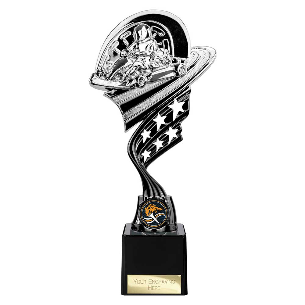 Innov8 Go Kart Trophy Silver and Black Innov8 Go Kart Trophy Silver and Black Trophy HQ 3