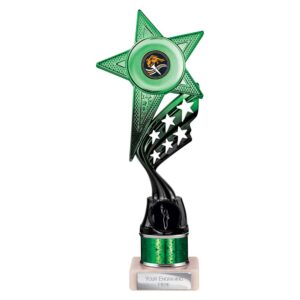 Innov8 Multi Award Tube Trophy Green and Black Innov8 Multi Award Tube Trophy Green and Black Trophy HQ 1