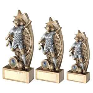 Star Striker Female Football Trophy Star Striker Female Football Trophy Trophy HQ 2