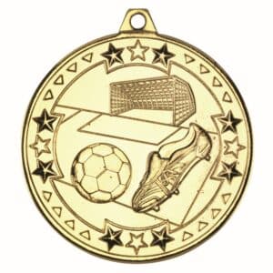 Tri Star Football Medal Trophy HQ 3