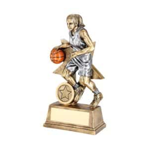 Pinnacle Star Female Basketball Trophy Pinnacle Star Female Basketball Trophy