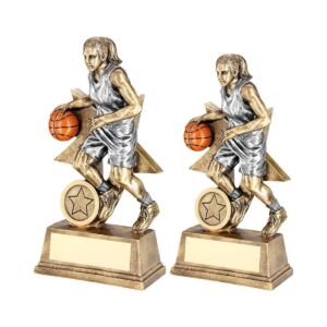 Pinnacle Star Female Basketball Trophy Pinnacle Star Female Basketball Trophy Trophy HQ