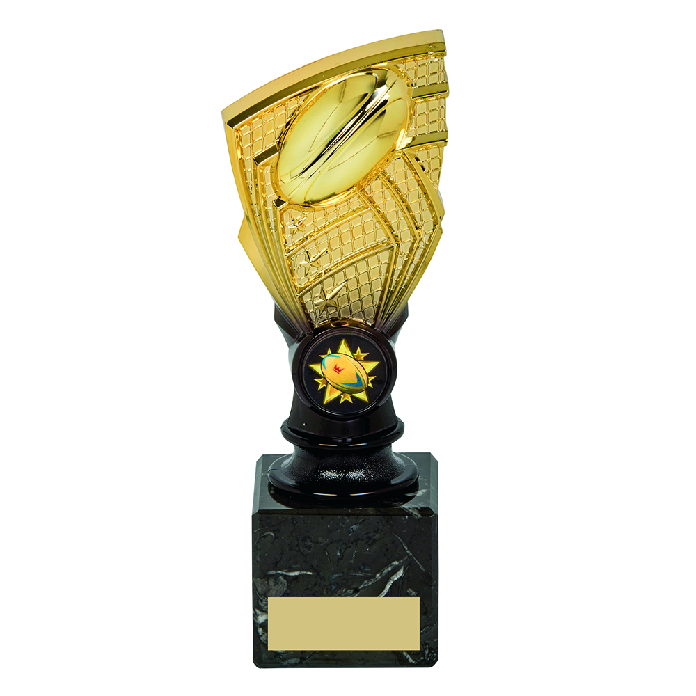 Shard Marble Rugby Trophy
