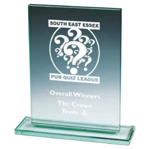 Classic Jade Glass Award Trophy HQ Classic Jade Glass Award Trophy HQ 3