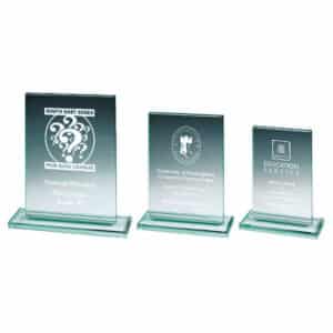 Classic Jade Glass Award Trophy HQ Classic Jade Glass Award Trophy HQ 2