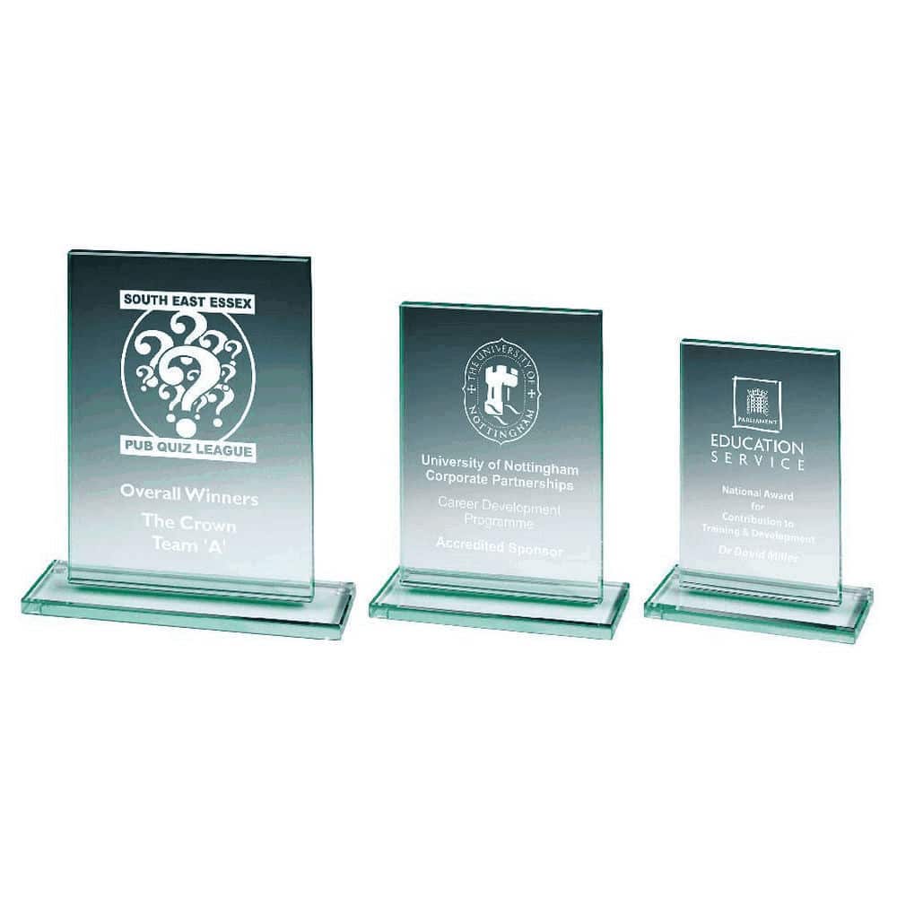 Classic Jade Glass Award Trophy HQ Classic Jade Glass Award Trophy HQ 2